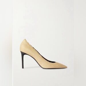 SAINT LAURENT
Anja raffia pumps